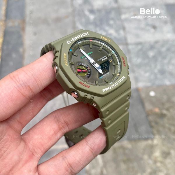  Casio G-Shock GA-B2100FC-3ADR - Uy tín từ 2009, Tem vàng chống giả, Bảo hành 5 năm, Pin miễn phí trọn đời 