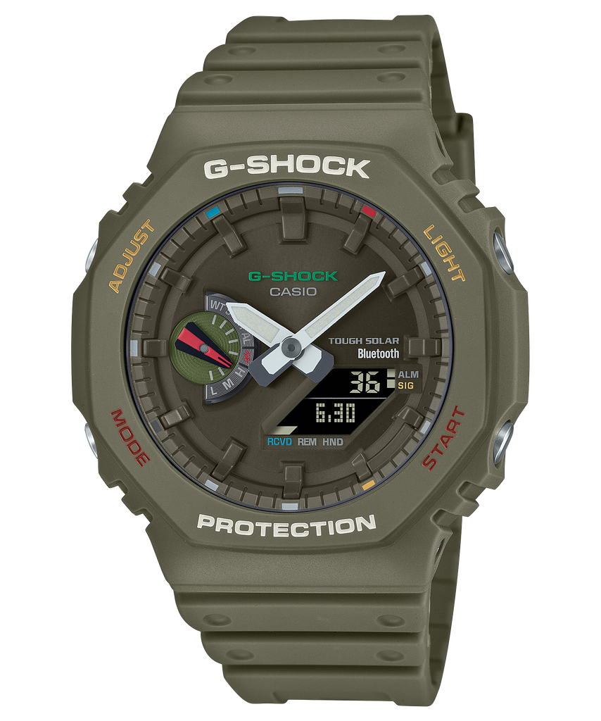  [Pin Miễn Phí Trọn Đời] GA-B2100FC-3ADR - Đồng hồ G-Shock Nam - Tem Vàng Chống Giả 