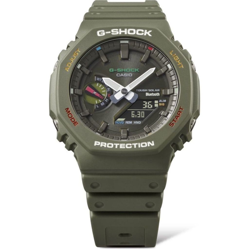  [Pin Miễn Phí Trọn Đời] GA-B2100FC-3ADR - Đồng hồ G-Shock Nam - Tem Vàng Chống Giả 