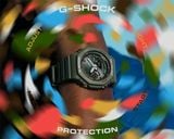  [Pin Miễn Phí Trọn Đời] GA-B2100FC-3ADR - Đồng hồ G-Shock Nam - Tem Vàng Chống Giả 