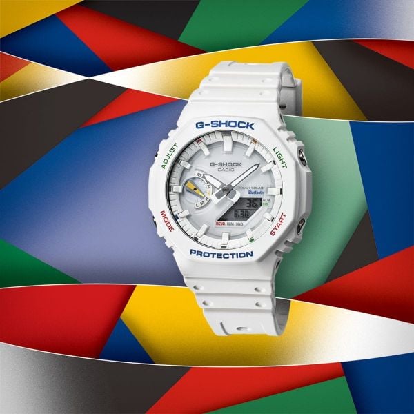  Casio G-Shock GA-B2100FC-7ADR - Uy tín từ 2009, Tem vàng chống giả, Bảo hành 5 năm, Pin miễn phí trọn đời 