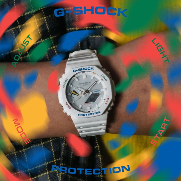  Casio G-Shock GA-B2100FC-7ADR - Uy tín từ 2009, Tem vàng chống giả, Bảo hành 5 năm, Pin miễn phí trọn đời 