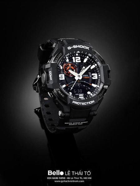  Casio G-Shock GA-1000-1A - Uy tín từ 2009, Tem vàng chống giả, Bảo hành 5 năm, Pin miễn phí trọn đời 