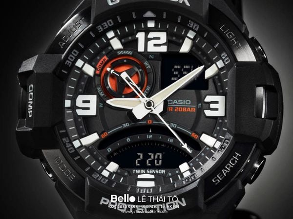  Casio G-Shock GA-1000-1A - Uy tín từ 2009, Tem vàng chống giả, Bảo hành 5 năm, Pin miễn phí trọn đời 