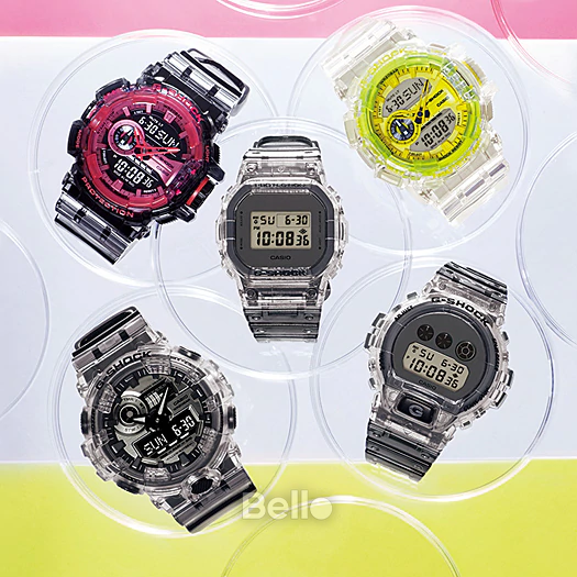  [Pin Miễn Phí Trọn Đời] GA-400SK-1A4 - Đồng hồ G-Shock Nam - Tem Vàng Chống Giả 