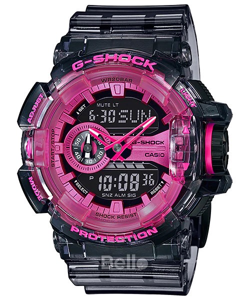  [Pin Miễn Phí Trọn Đời] GA-400SK-1A4 - Đồng hồ G-Shock Nam - Tem Vàng Chống Giả 