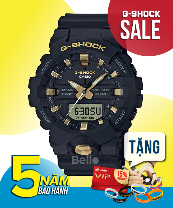  [Pin Miễn Phí Trọn Đời] GA-810B-1A9 - Đồng hồ G-Shock Nam - Tem Vàng Chống Giả 