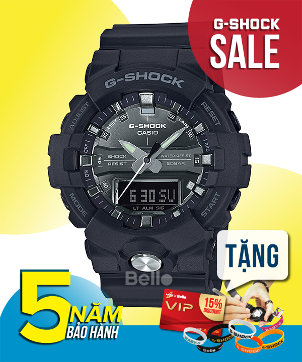  [Pin Miễn Phí Trọn Đời] GA-810MMA-1A - Đồng hồ G-Shock Nam - Tem Vàng Chống Giả 