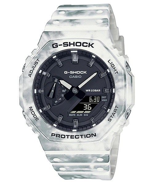  [Pin Miễn Phí Trọn Đời] GAE-2100GC-7A - Đồng hồ G-Shock Nam - Tem Vàng Chống Giả 