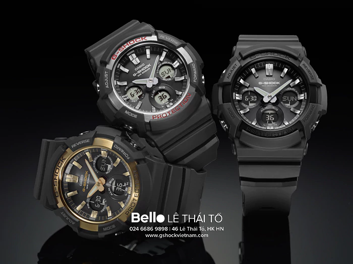  GAS-100B-1A- Äá»ng há» Casio G-Shock chÃ­nh hÃ£ng - All Black 