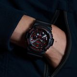  [Pin Miễn Phí Trọn Đời] GAS-100BNR-1ADR - Đồng hồ G-Shock Nam - Tem Vàng Chống Giả 