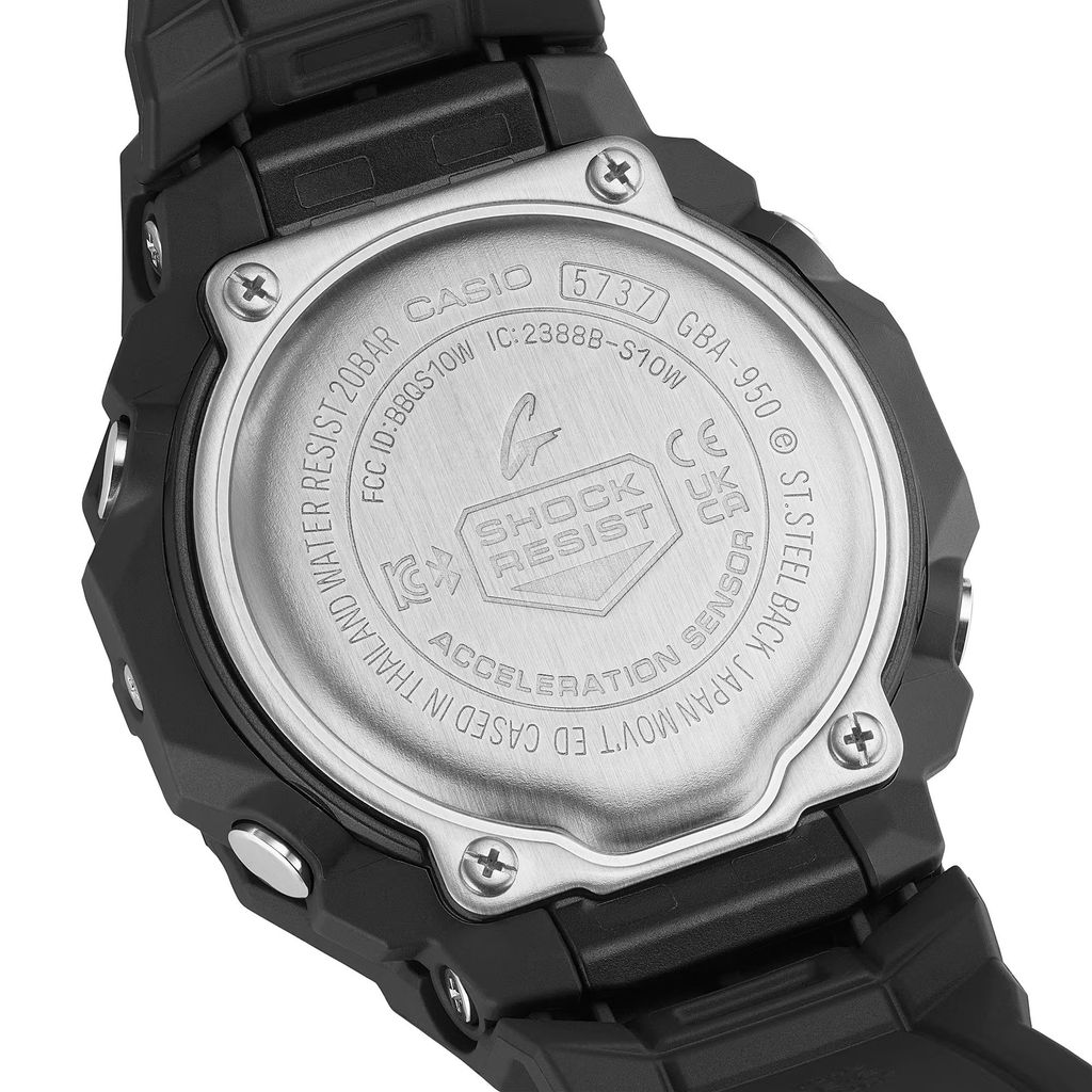  Casio G-Shock GBA-950-1A - Uy tín từ 2009, Tem vàng chống giả, Bảo hành 5 năm, Pin miễn phí trọn đời 