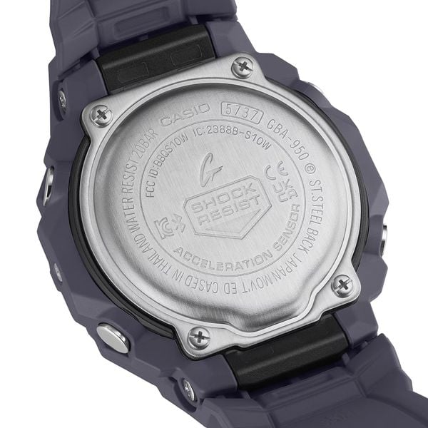  Casio G-Shock GBA-950-2A - Uy tín từ 2009, Tem vàng chống giả, Bảo hành 5 năm, Pin miễn phí trọn đời 