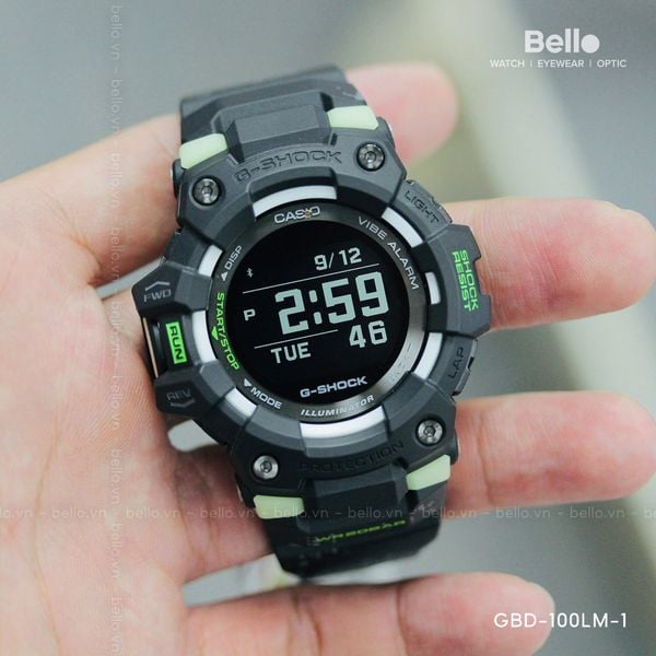  Casio G-Shock GBD-100LM-1 - Uy tín từ 2009, Tem vàng chống giả, Bảo hành 5 năm, Pin miễn phí trọn đời 