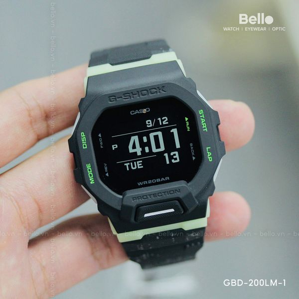  Casio G-Shock GBD-200LM-1 - Uy tín từ 2009, Tem vàng chống giả, Bảo hành 5 năm, Pin miễn phí trọn đời 