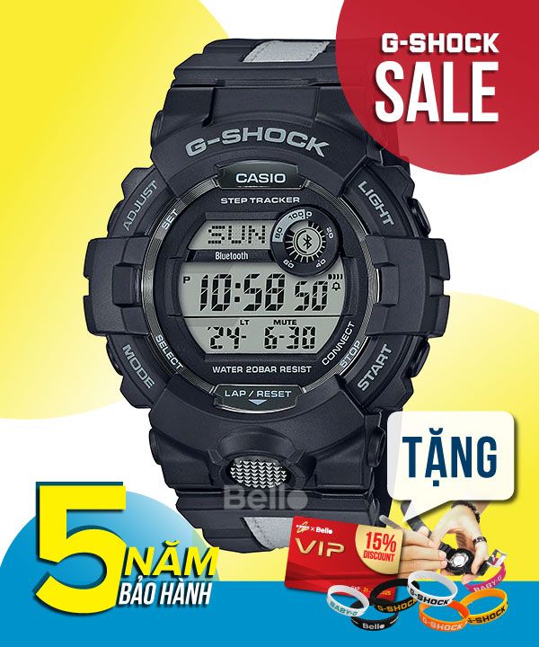  GBD-800LU-1 | G-Shock Dây Phản Quang | G-Squad 