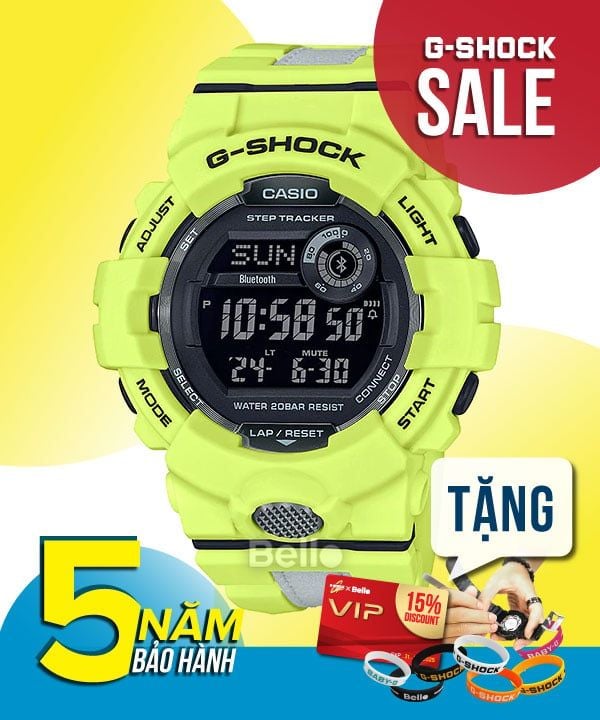  [Pin Miễn Phí Trọn Đời] GBD-800LU-9 - Đồng hồ G-Shock Nam - Tem Vàng Chống Giả 