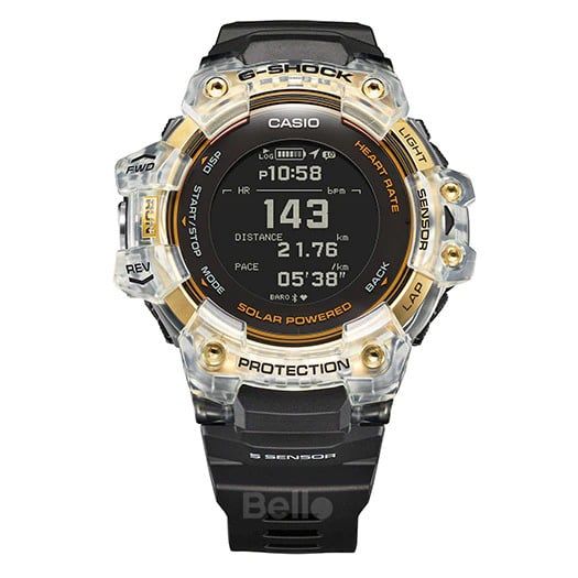  [Pin Miễn Phí Trọn Đời] GBD-H1000-1A9 - Đồng hồ G-Shock Nam - Tem Vàng Chống Giả 