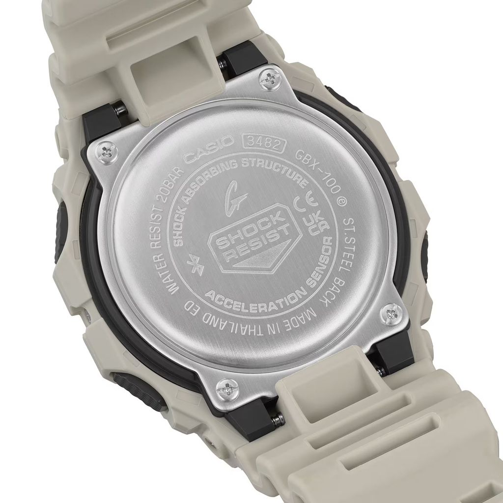  Casio G-Shock GBX-100-8DR - Uy tín từ 2009, Tem vàng chống giả, Bảo hành 5 năm, Pin miễn phí trọn đời 