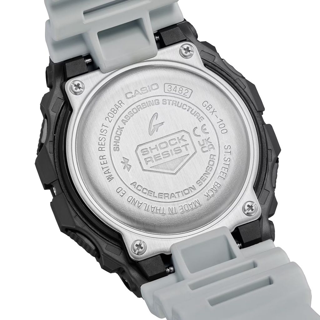  [Pin Miễn Phí Trọn Đời] GBX-100TT-8 - Đồng hồ G-Shock Nam - Tem Vàng Chống Giả 