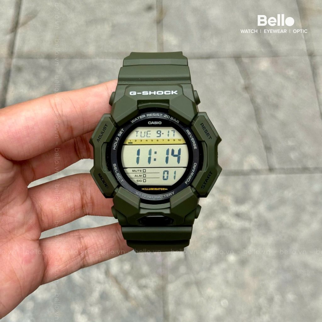  Casio G-Shock GD-010-3 - Uy tín từ 2009, Tem vàng chống giả, Bảo hành 5 năm, Pin miễn phí trọn đời 