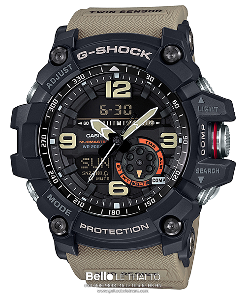  [Pin Miễn Phí Trọn Đời] GG-1000-1A5 - Đồng hồ G-Shock Nam - Tem Vàng Chống Giả 