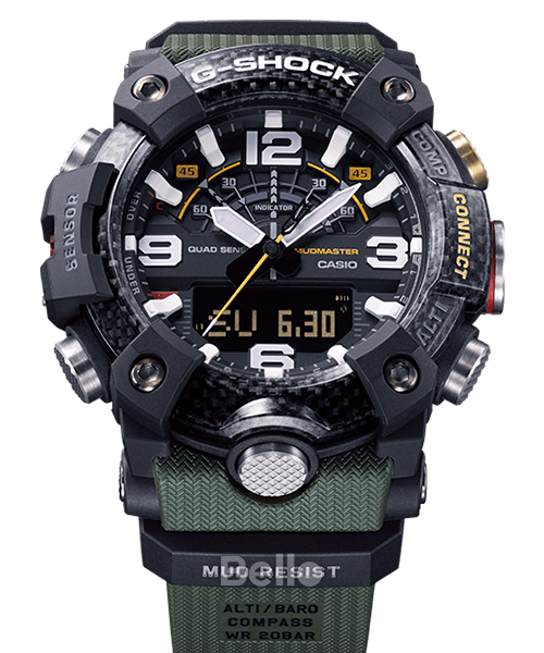  [Pin Miễn Phí Trọn Đời] GG-B100-1A3 - Đồng hồ G-Shock Nam - Tem Vàng Chống Giả 