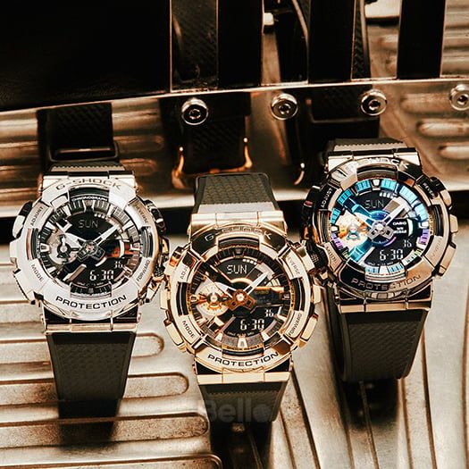  Casio G-Shock GM-110B-1A - Uy tín từ 2009, Tem vàng chống giả, Bảo hành 5 năm, Pin miễn phí trọn đời 