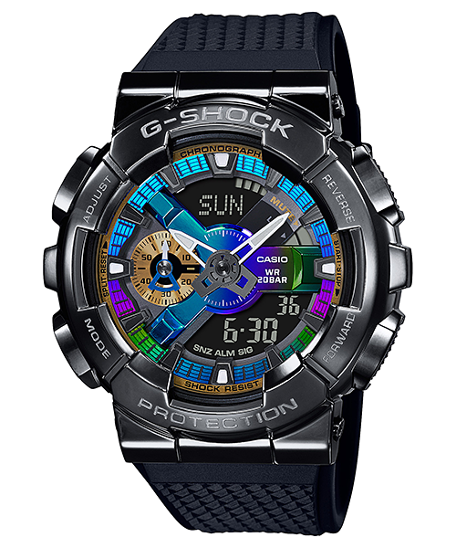  Casio G-Shock GM-110B-1A - Uy tín từ 2009, Tem vàng chống giả, Bảo hành 5 năm, Pin miễn phí trọn đời 