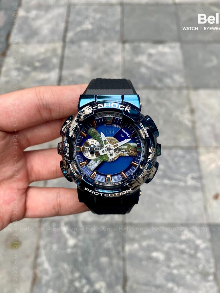  [LIMITED] Casio G-Shock GM-110EARTH-1A - Uy tín từ 2009, Tem vàng chống giả, Bảo hành 5 năm, Pin miễn phí trọn đời 