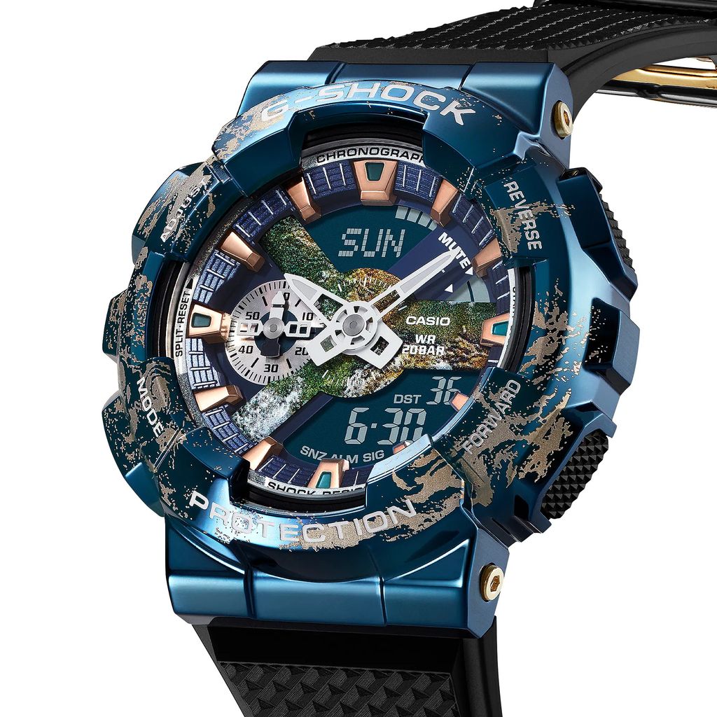  [LIMITED] Casio G-Shock GM-110EARTH-1A - Uy tín từ 2009, Tem vàng chống giả, Bảo hành 5 năm, Pin miễn phí trọn đời 
