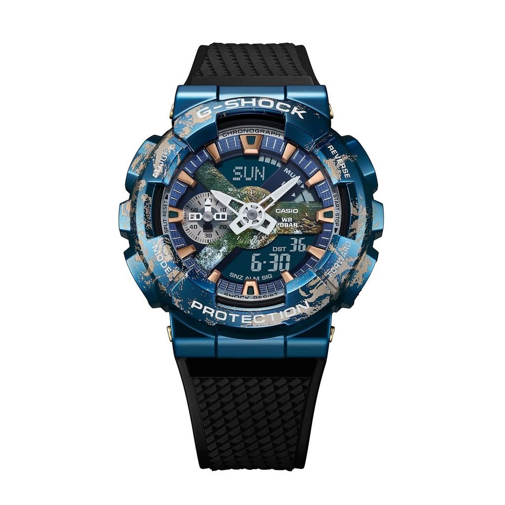  [LIMITED] Casio G-Shock GM-110EARTH-1A - Uy tín từ 2009, Tem vàng chống giả, Bảo hành 5 năm, Pin miễn phí trọn đời 