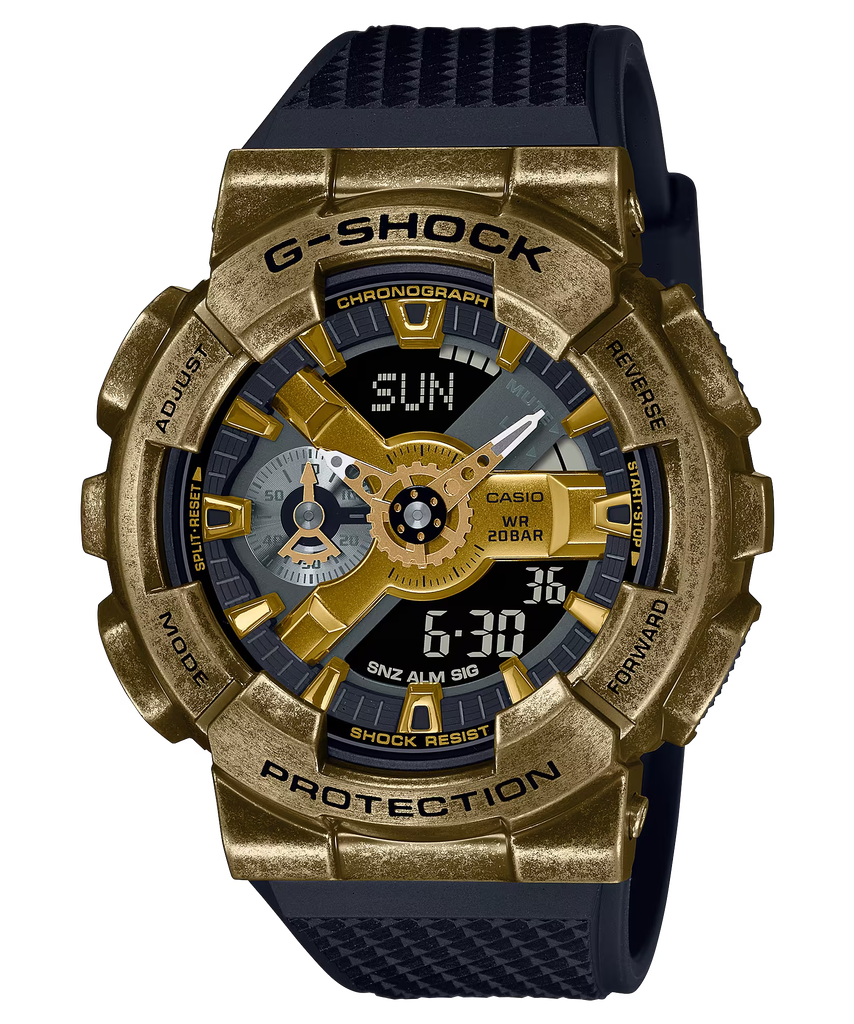  [Uy Tín Từ 2009] GM-110VG-1A9 - Đồng hồ G-Shock Nam - Tem Vàng Chống Giả 