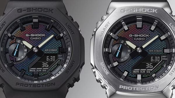  Casio G-Shock GM-2100BRW-1A - Uy tín từ 2009, Tem vàng chống giả, Bảo hành 5 năm, Pin miễn phí trọn đời 