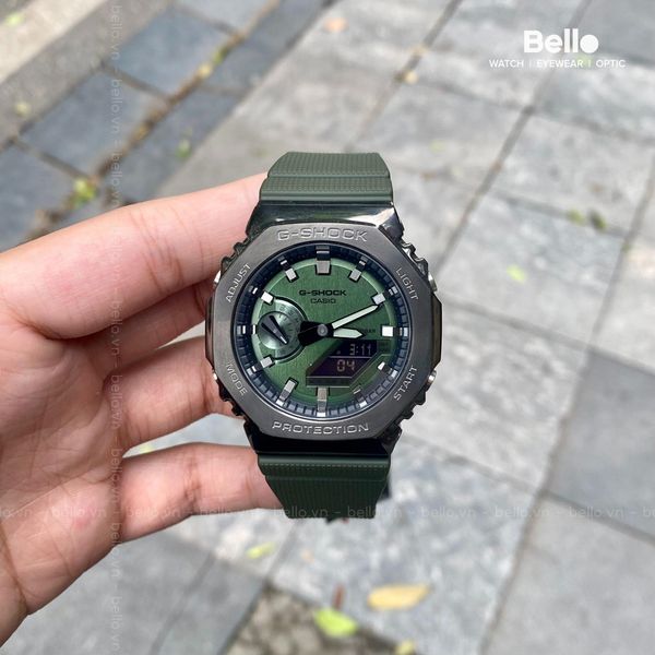  Casio G-Shock GM-2100B-3A - Uy tín từ 2009, Tem vàng chống giả, Bảo hành 5 năm, Pin miễn phí trọn đời 