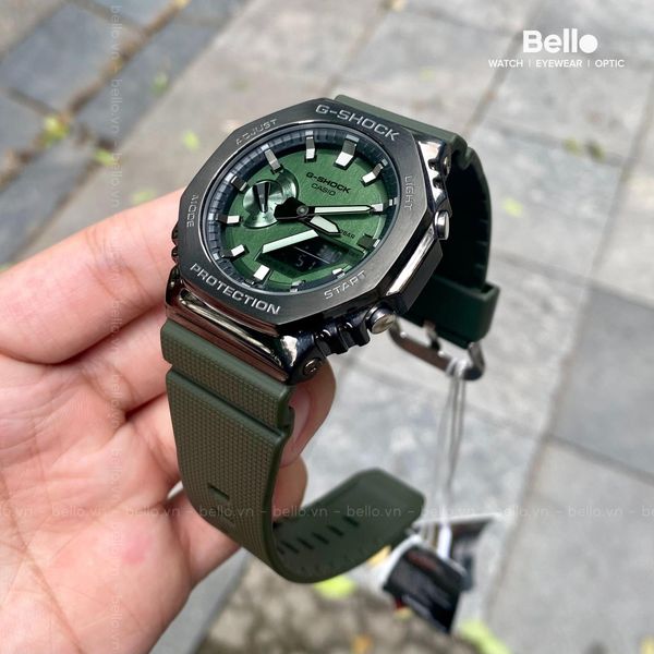  Casio G-Shock GM-2100B-3A - Uy tín từ 2009, Tem vàng chống giả, Bảo hành 5 năm, Pin miễn phí trọn đời 