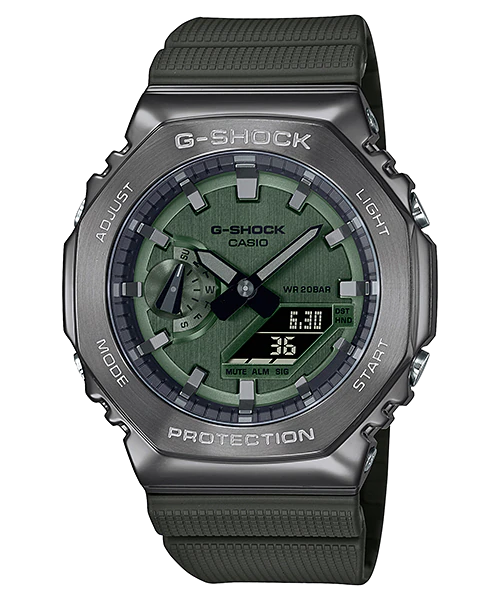  [Pin Miễn Phí Trọn Đời] GM-2100B-3A - Đồng hồ G-Shock Nam - Tem Vàng Chống Giả 