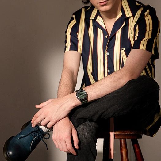  Casio G-Shock GM-2100B-3A - Uy tín từ 2009, Tem vàng chống giả, Bảo hành 5 năm, Pin miễn phí trọn đời 