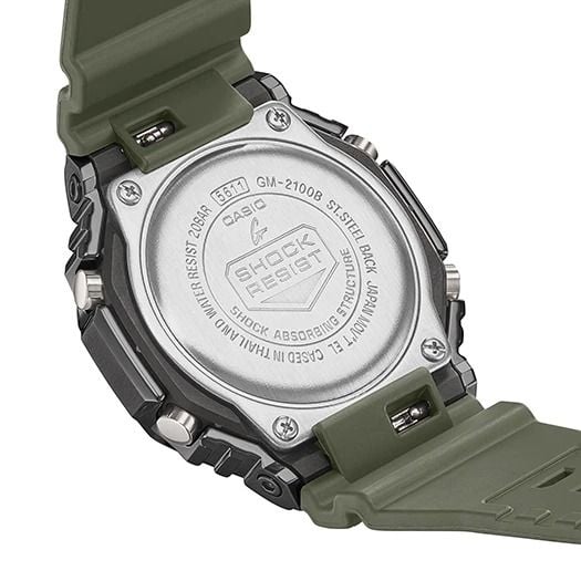  [Pin Miễn Phí Trọn Đời] GM-2100B-3A - Đồng hồ G-Shock Nam - Tem Vàng Chống Giả 