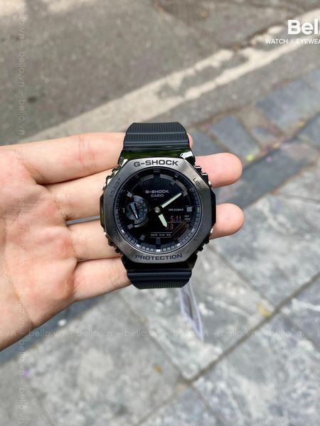  Casio G-Shock GM-2100BB-1ADR - Uy tín từ 2009, Tem vàng chống giả, Bảo hành 5 năm, Pin miễn phí trọn đời 