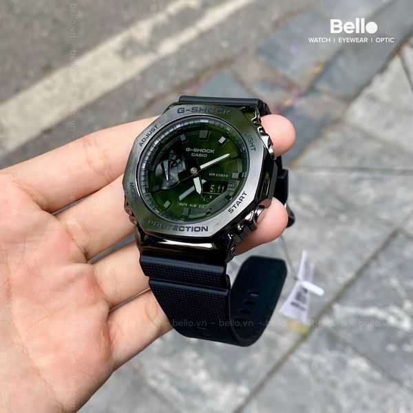  Casio G-Shock GM-2100BB-1ADR - Uy tín từ 2009, Tem vàng chống giả, Bảo hành 5 năm, Pin miễn phí trọn đời 