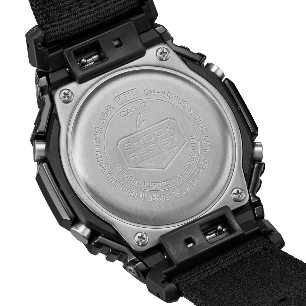  [Pin Miễn Phí Trọn Đời] GM-2100CB-1ADR - Đồng hồ G-Shock Nam - Tem Vàng Chống Giả 