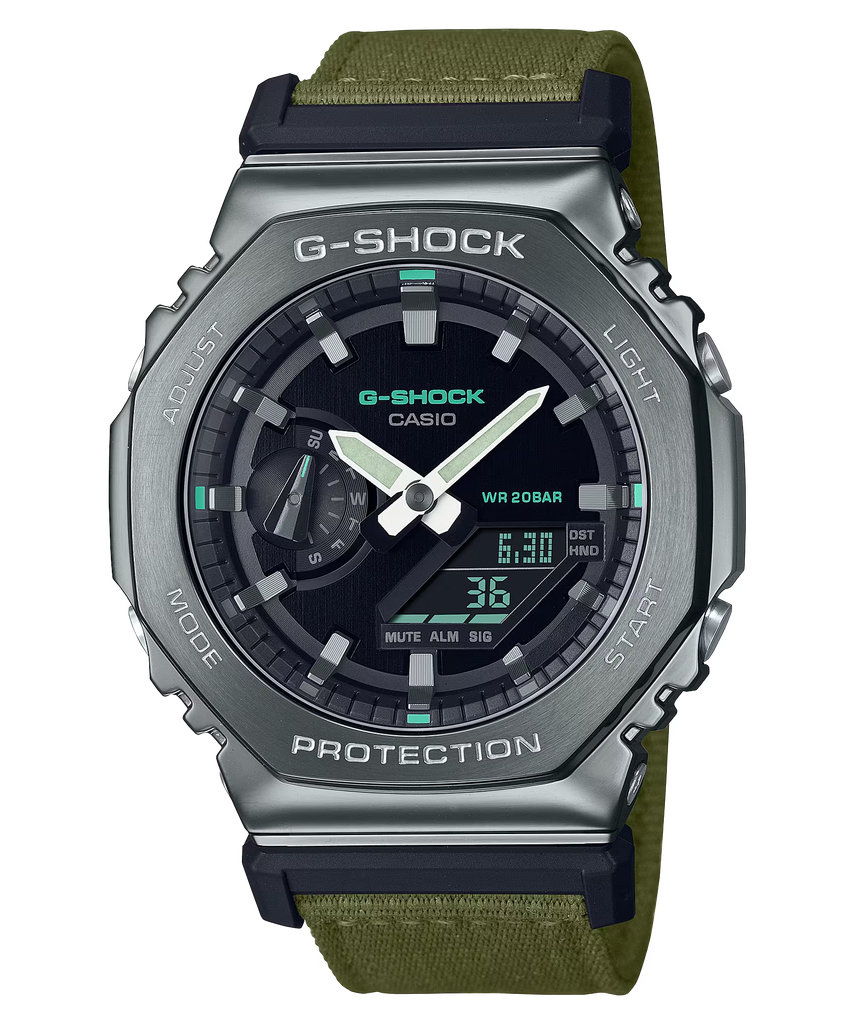  [Pin Miễn Phí Trọn Đời] GM-2100CB-3ADR - Đồng hồ G-Shock Nam - Tem Vàng Chống Giả 