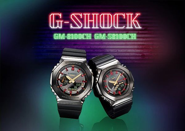  Casio G-Shock GM-2100CH-1A - Uy tín từ 2009, Tem vàng chống giả, Bảo hành 5 năm, Pin miễn phí trọn đời 