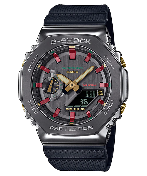  Casio G-Shock GM-2100CH-1A - Uy tín từ 2009, Tem vàng chống giả, Bảo hành 5 năm, Pin miễn phí trọn đời 