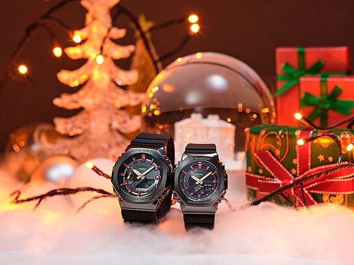  Casio G-Shock GM-2100CH-1A - Uy tín từ 2009, Tem vàng chống giả, Bảo hành 5 năm, Pin miễn phí trọn đời 