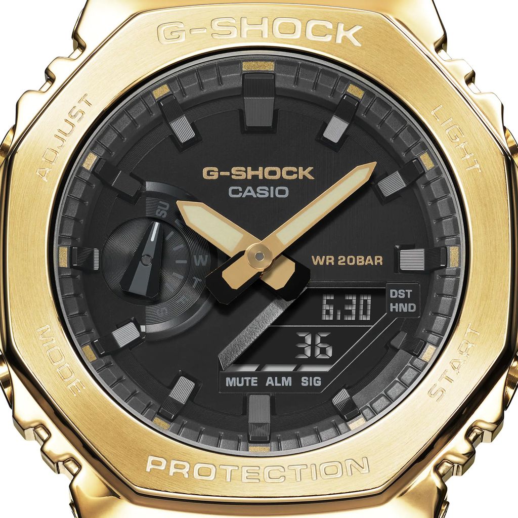  Casio G-Shock GM-2100G-1A9 - Uy tín từ 2009, Tem vàng chống giả, Bảo hành 5 năm, Pin miễn phí trọn đời 