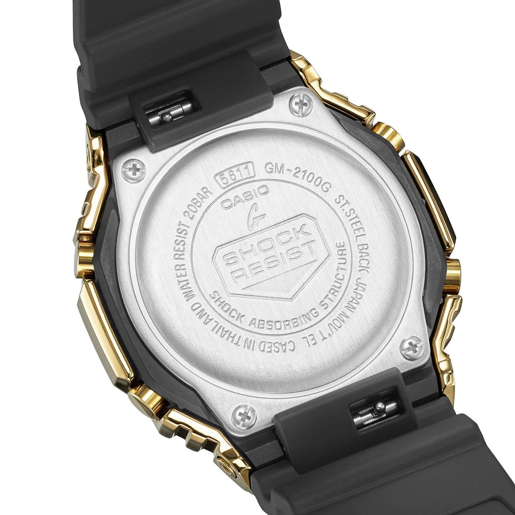  Casio G-Shock GM-2100G-1A9 - Uy tín từ 2009, Tem vàng chống giả, Bảo hành 5 năm, Pin miễn phí trọn đời 