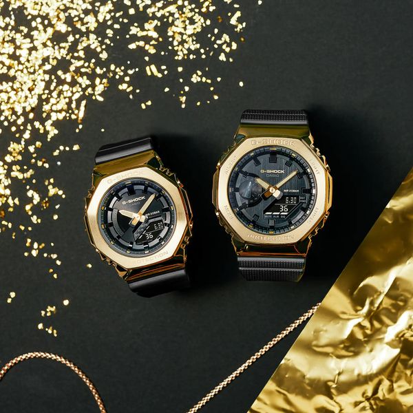  Casio G-Shock GM-2100G-1A9 - Uy tín từ 2009, Tem vàng chống giả, Bảo hành 5 năm, Pin miễn phí trọn đời 