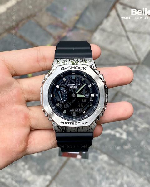  Casio G-Shock GM-2100GC-1ADR - Uy tín từ 2009, Tem vàng chống giả, Bảo hành 5 năm, Pin miễn phí trọn đời 
